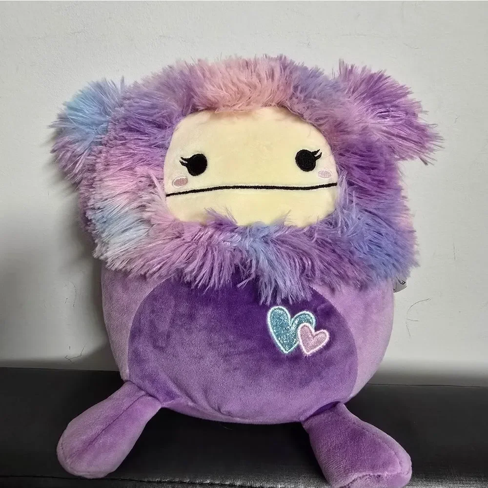 Squishmallows Official Kellytoys Plush 8 Inch Eden the Purple Big Foot